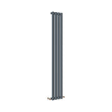 Modern Splash Oval Column Anthracite Radiator NZ16-4-1N
