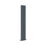 Modern Splash Oval Column Anthracite Radiator NZ16-4-2N
