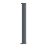 Modern Splash Oval Column Anthracite Radiator NZ18-4-1N
