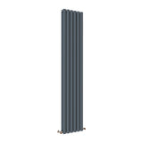 Modern Splash Oval Column Anthracite Radiator NZ18-6-2N
