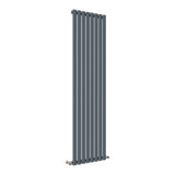 Modern Splash Oval Column Anthracite Radiator NZ18-8-1N
