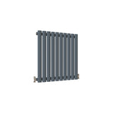 Modern Splash Oval Column Anthracite Radiator NZ6-10-1N
