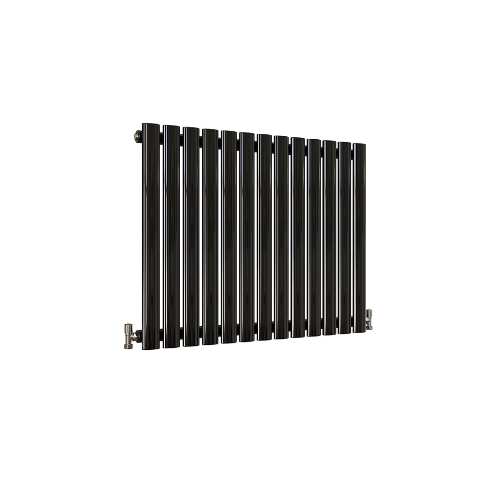 Modern Splash Oval Column Black Radiator NZ6-13-1K
