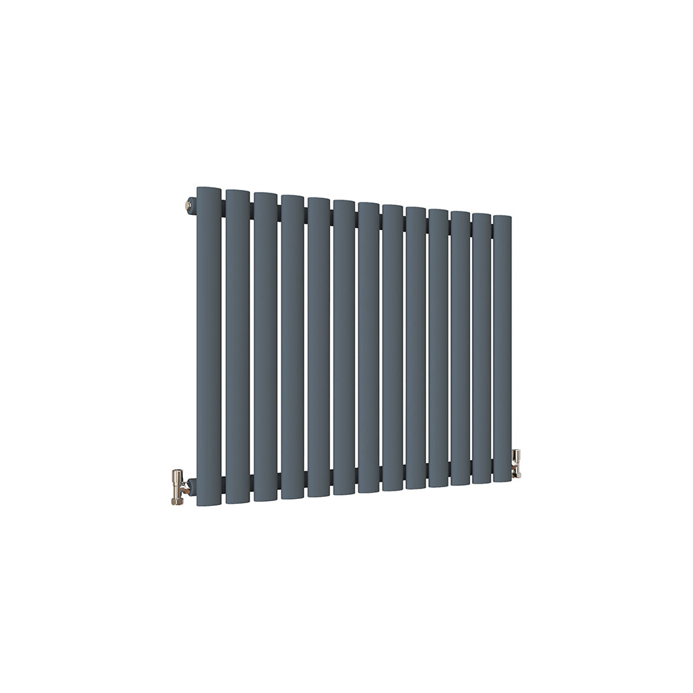 Anthrecite Radiator Column MDS Oval Column Anthracite Radiator Horizontal 600x767mm 1 Column ...