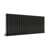Modern Splash Oval Column Black Radiator NZ6-24-2K
