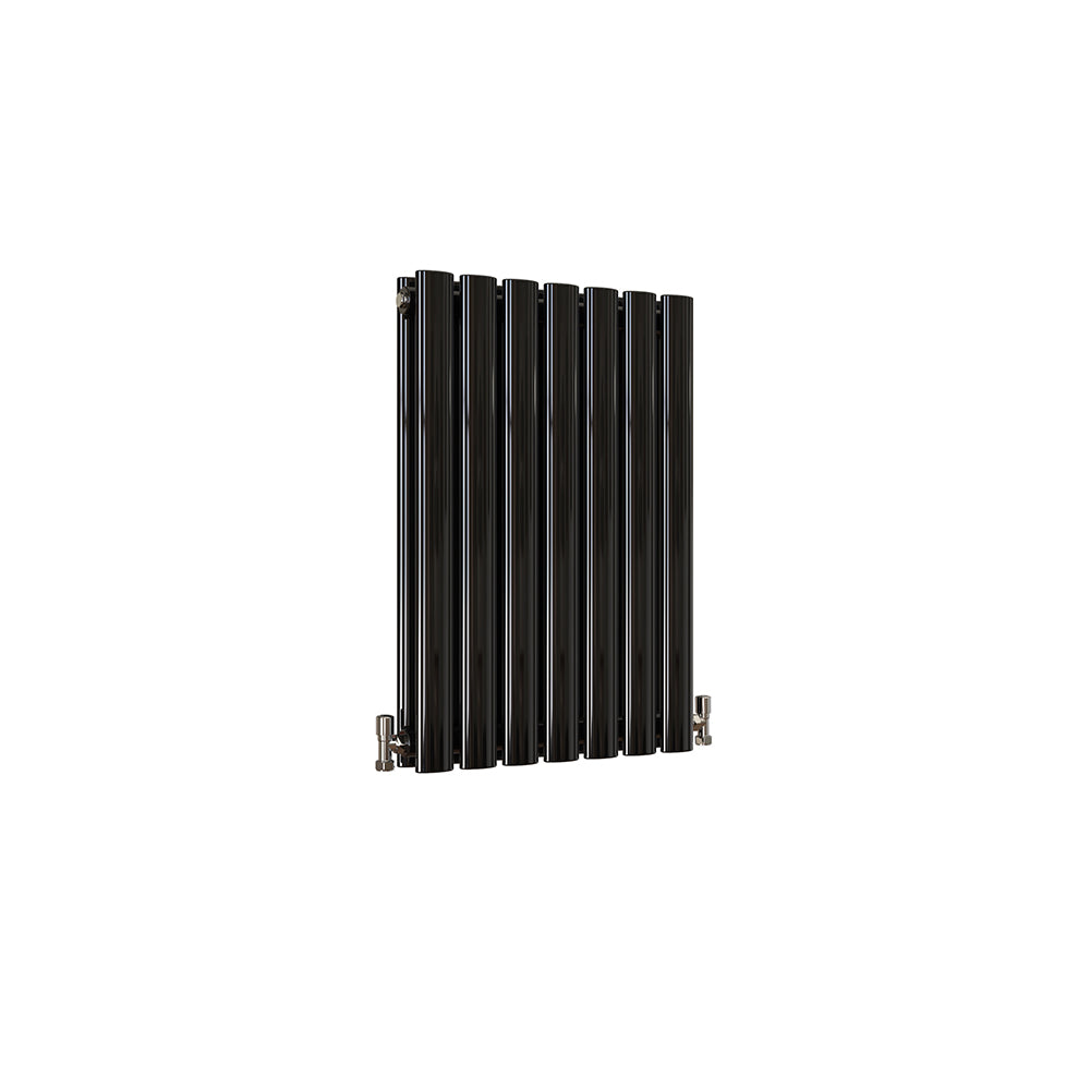 Modern Splash Oval Column Black Radiator NZ6-7-2K
