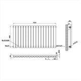 Modern Splash Oval Column Radiator Size NZ6-17-1
