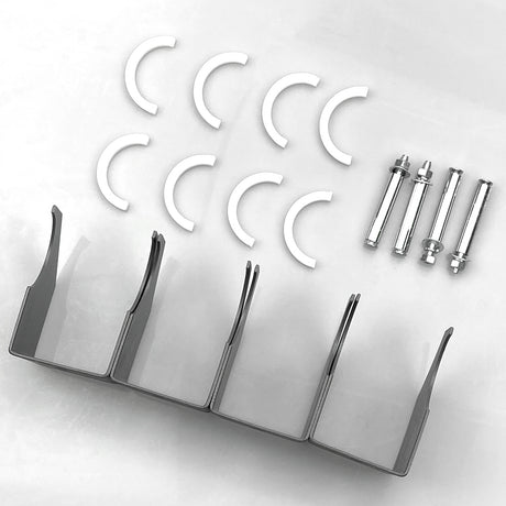 Modern Splash Oval Column Radiator Installation Brackets
