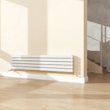 Modern Splash White Horizontal Flat Panel Radiator 340x1600mm Double