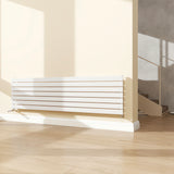 Modern Splash White Horizontal Flat Panel Radiator 476x1800mm Single