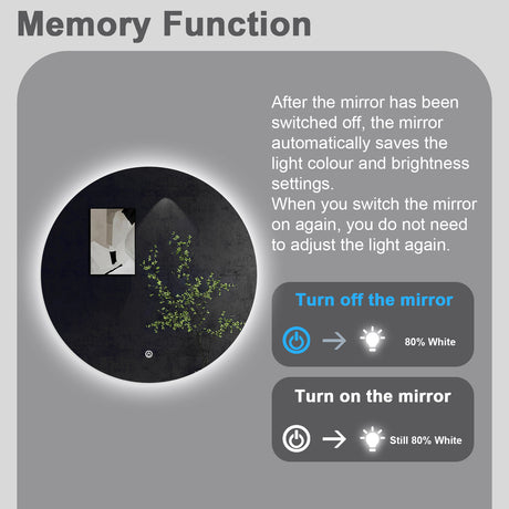 Modern Splash Led Mirror-BMZ-1905C