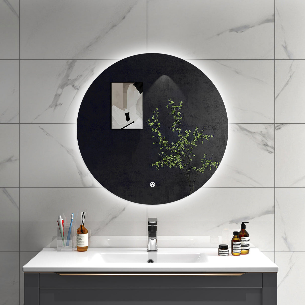Modern Splash Led Mirror-BMZ-1906C