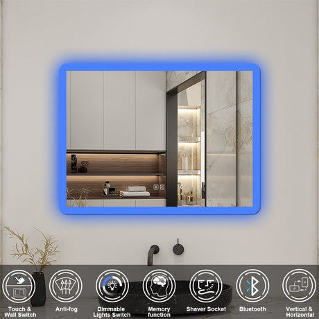 Modern Splash Led Mirror-BM-BL1503BSTX