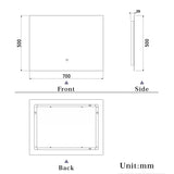 Modern Splash Led Mirror-BMZ-2002C