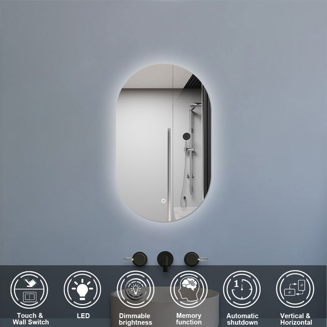 Modern Splash Led Mirror- BMZ-PD03C