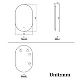 Modern Splash Led Mirror- BMZ-PD03C