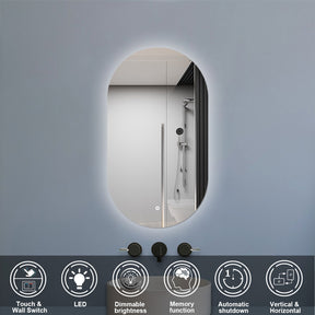 Modern Splash Led Mirror- BMZ-PD08C