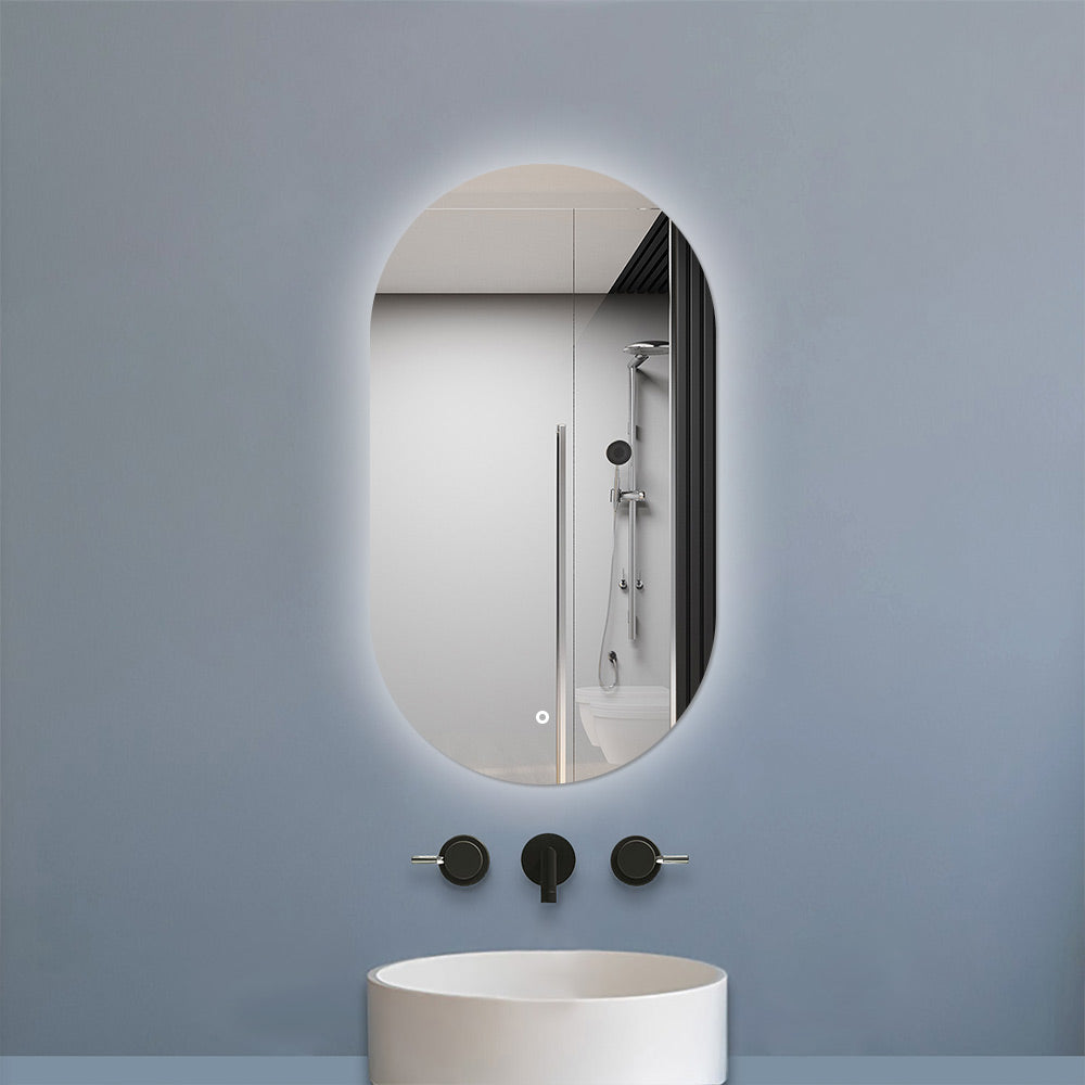 Modern Splash Universal Anti Fog Luxury Bathroom  Led Mirror 500*900mm