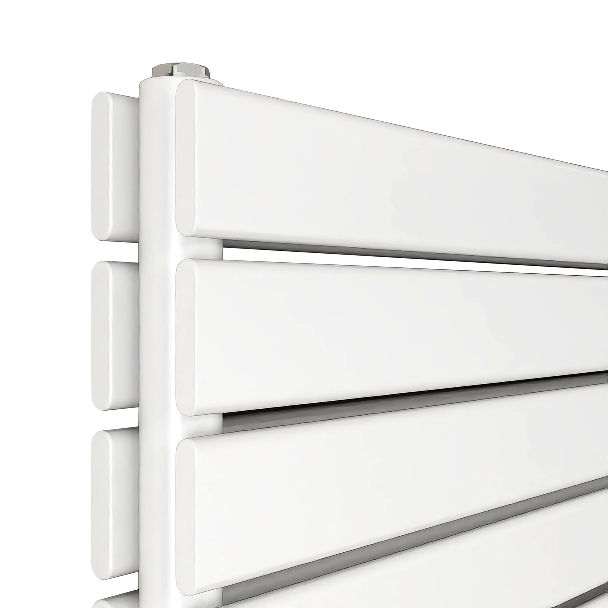 Modern Splash Horizontal White Flat Panel Radiator 476x1800mm Double