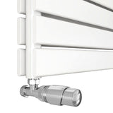 Modern Splash Horizontal White Flat Panel Radiator 476x1800mm Double