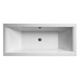 Modern Splash Asselby 1700mm x 700mm Square Double Ended Bath With Legs