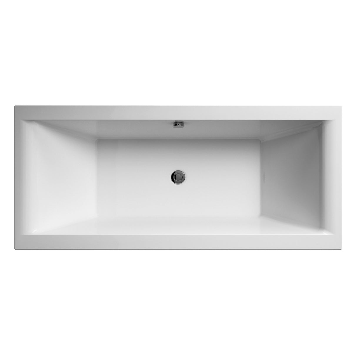 Modern Splash Asselby 1800mm x 800mm Square Double Ended Bath With Legs