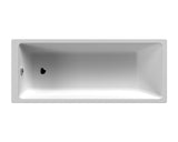 Modern Splash Thin Edge 1700mm x 700mm Square Single Ended Bath With Legs