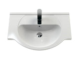 Modern Splash Mayford Round 1 Tap Hole 650mm Ceramic Basin