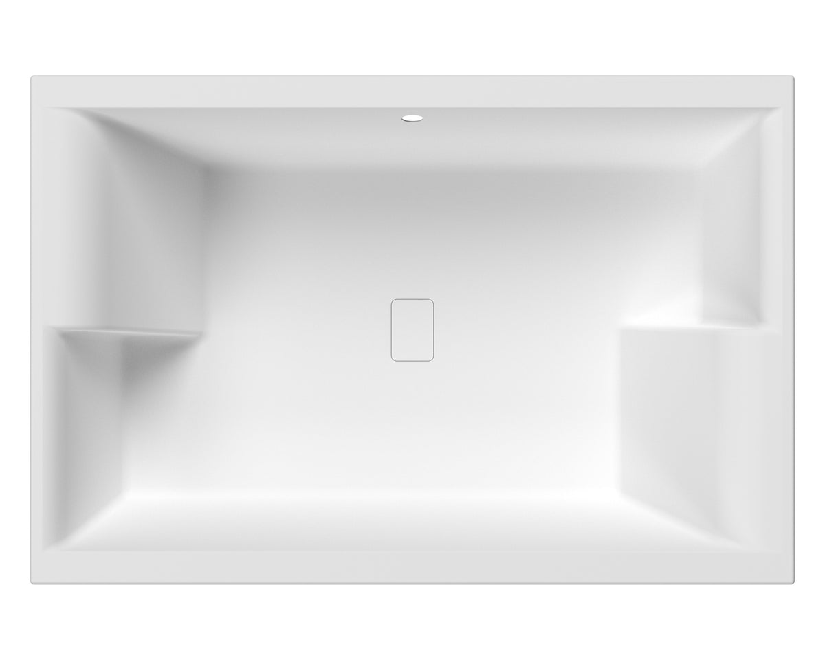 Modern Splash 1800mm x 1200mm Double Ended Inset Spa Bath With Legs