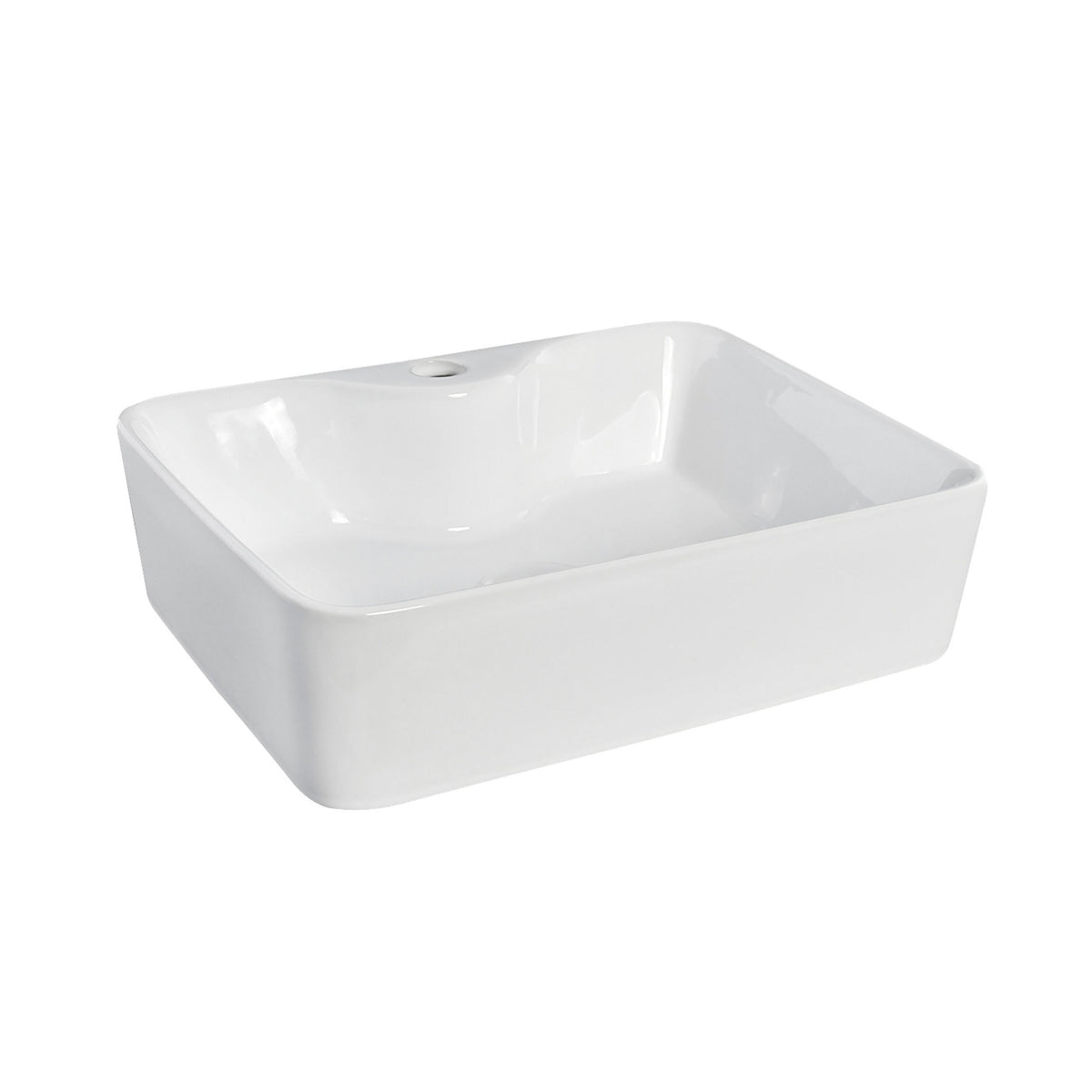 1 Tap Hole 485mm Ceramic Rectangular Vessel Basin