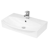 1 Tap Hole 600mm Ceramic Wall Hung Basin
