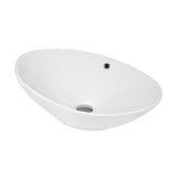 588mm Ceramic Oval Vessel Basin