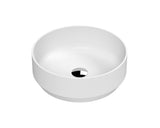 350mm Matt White Ceramic Round Vessel