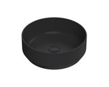 350mm Ceramic Matt Black Vessel Basin