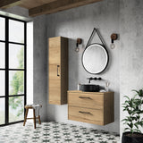 350mm Ceramic Matt Black Vessel Basin