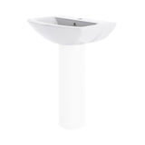 Modern Splash Asselby 1 Tap Hole 600mm Ceramic Basin
