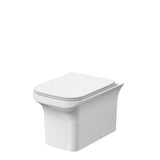Modern Splash Ava Square Back to Wall Pan With Soft Close Seat