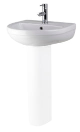 Modern Splash Harmony 1 Tap Hole 500mm Ceramic Basin