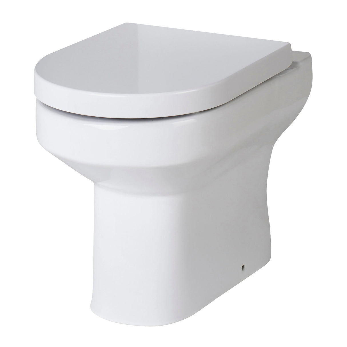 Modern Splash Harmony Round Back to Wall Toilet Pan