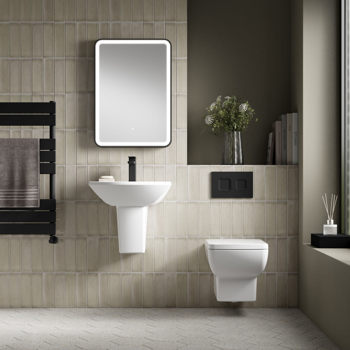 Modern Splash Cleo Rimless Wall Hung Pan