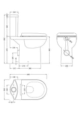 Modern Splash Comfort Height Pan & Cistern
