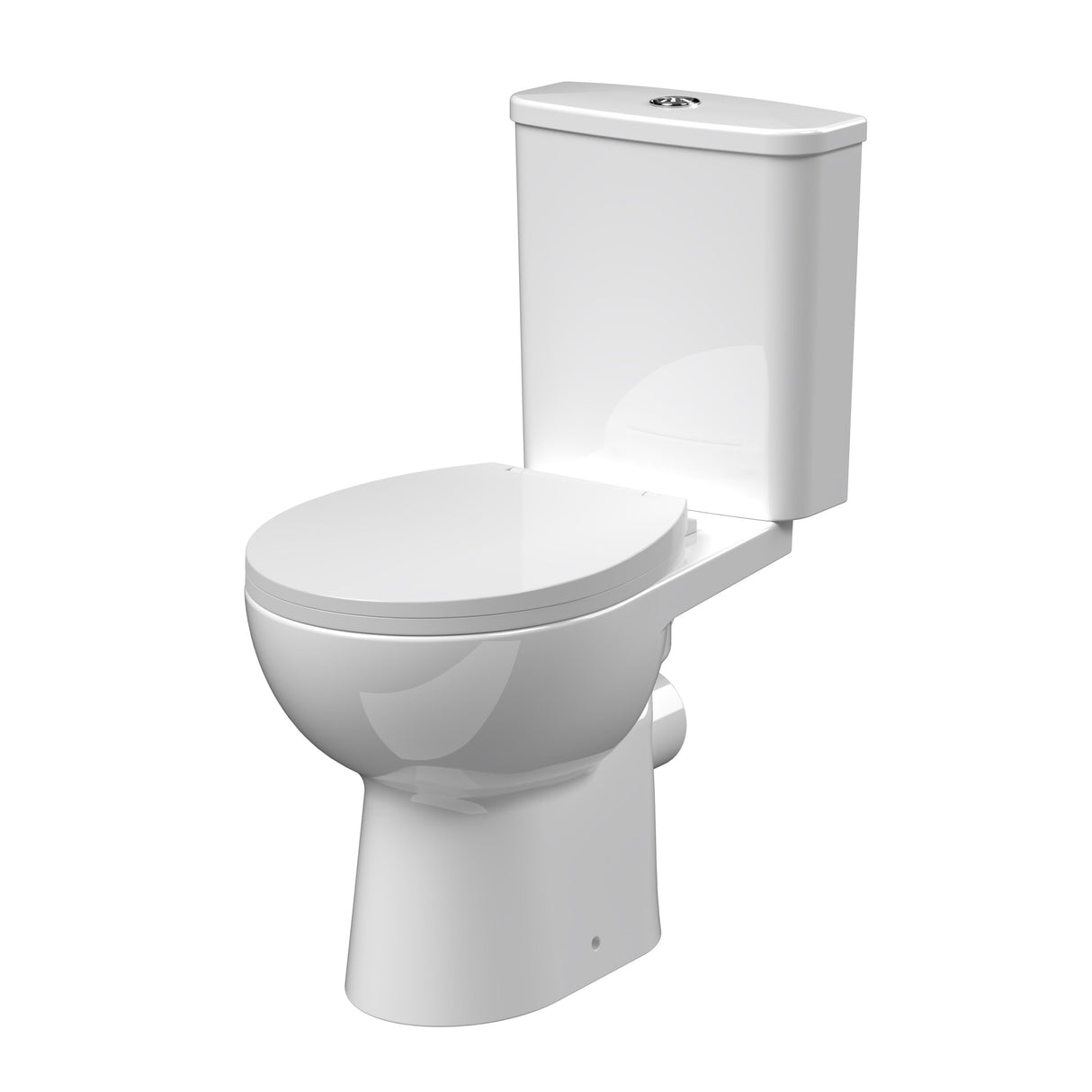 Modern Splash Rimless Close Coupled Toilet