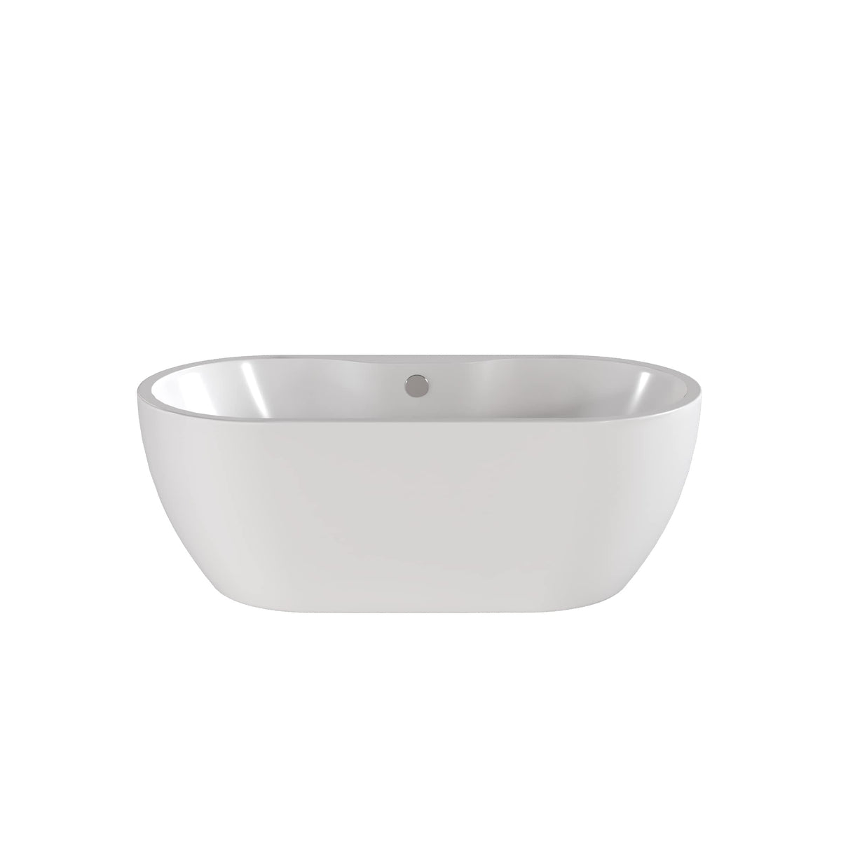 Modern Splash  Continuum 1555mm Freestanding Boat Bath With Legs
