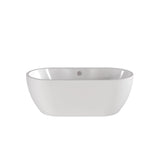 Modern Splash  Continuum 1555mm Freestanding Boat Bath With Legs