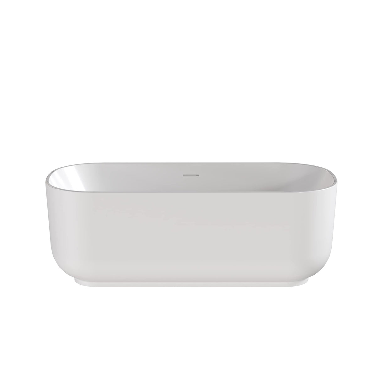 Modern Splash  Perpetua 1700mm Soft Square Freestanding Bath With Legs And Waste