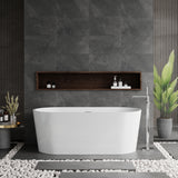 Modern Splash  Nocturnal 1600mm Freestanding Bath With Legs And Waste