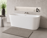 Modern Splash  Everlast 1600mm Back To Wall Bath With Legs And Waste