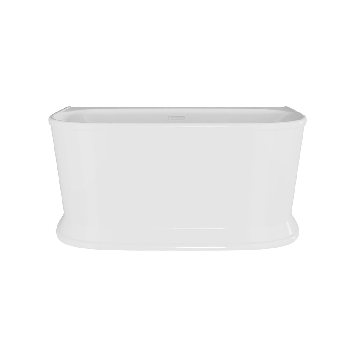 Modern Splash  Timora 1500mm Back To Wall Bath With Legs And Waste