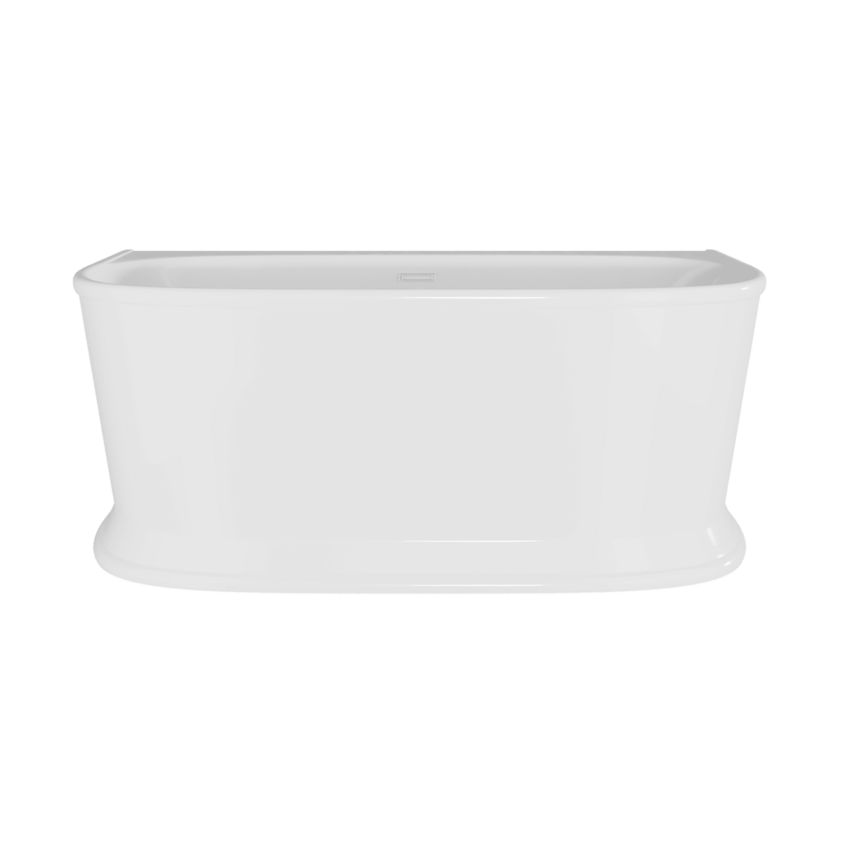 Modern Splash  Timora 1700mm Back To Wall Bath With Legs And Waste