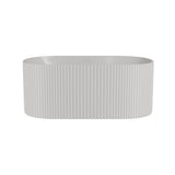 Modern Splash  Fluted 1450mm Freestanding Bath With Legs And Waste
